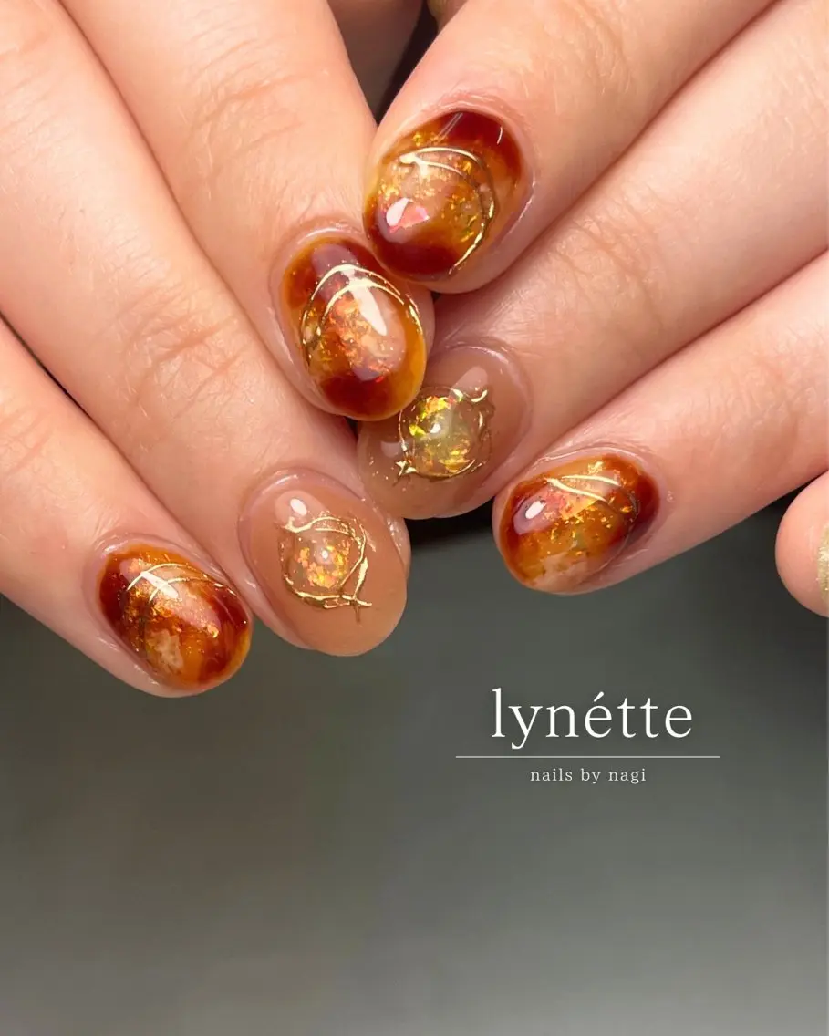ネイル ニュアンスネイル lynétte 那覇ネイルサロンのネイルデザイン
