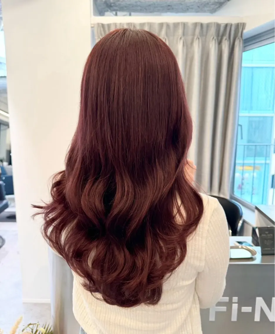 ロング ヘアカラー エクステ プルエクステ◆ Fi-Ne吉祥寺のヘアスタイル
