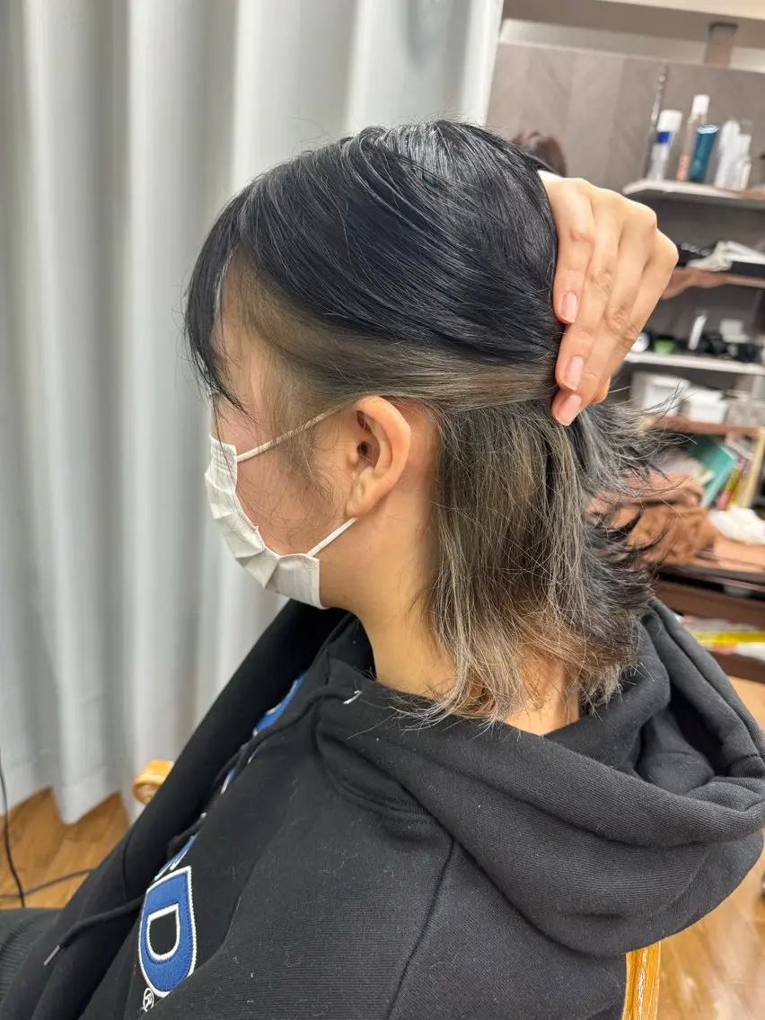 ミディアム カット ヘアカラー TELA HAIR 幕張本郷店　千尋のヘアスタイル