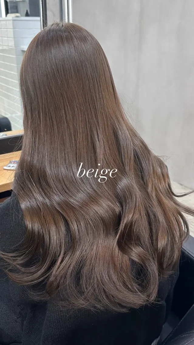 セミロング カラー ヘアカラー トリートメント 健太郎 髪質改善/透明感のヘアスタイル
