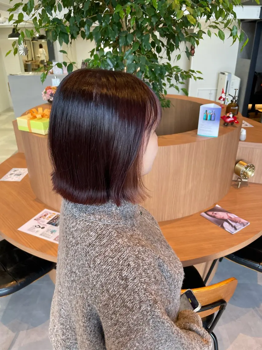 ショート カラー ボブ カット ヘアカラー ayaka |トレンドヘアのヘアスタイル