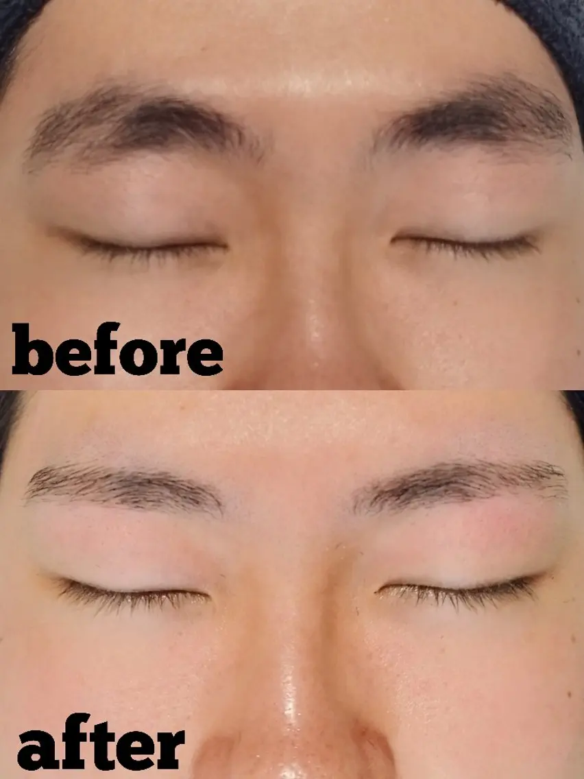 【メンズ限定✨】眉カット✂+ヘアケアトリートメント✨の写真