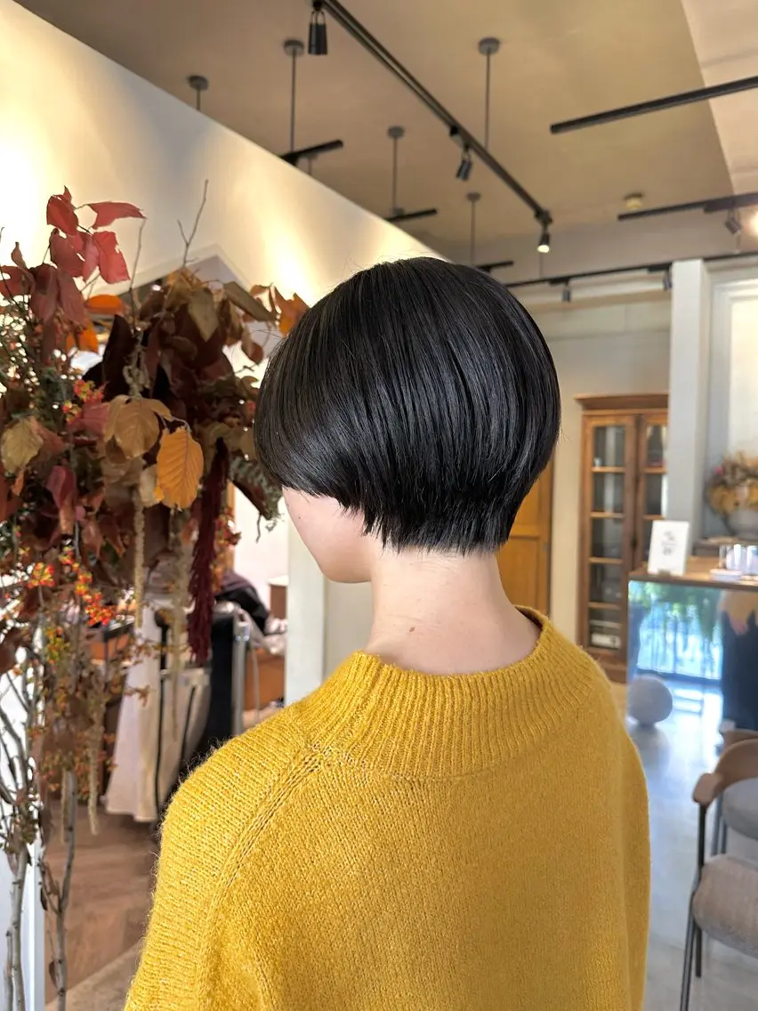 ショート カット ヘッドスパ なかの りなのヘアスタイル