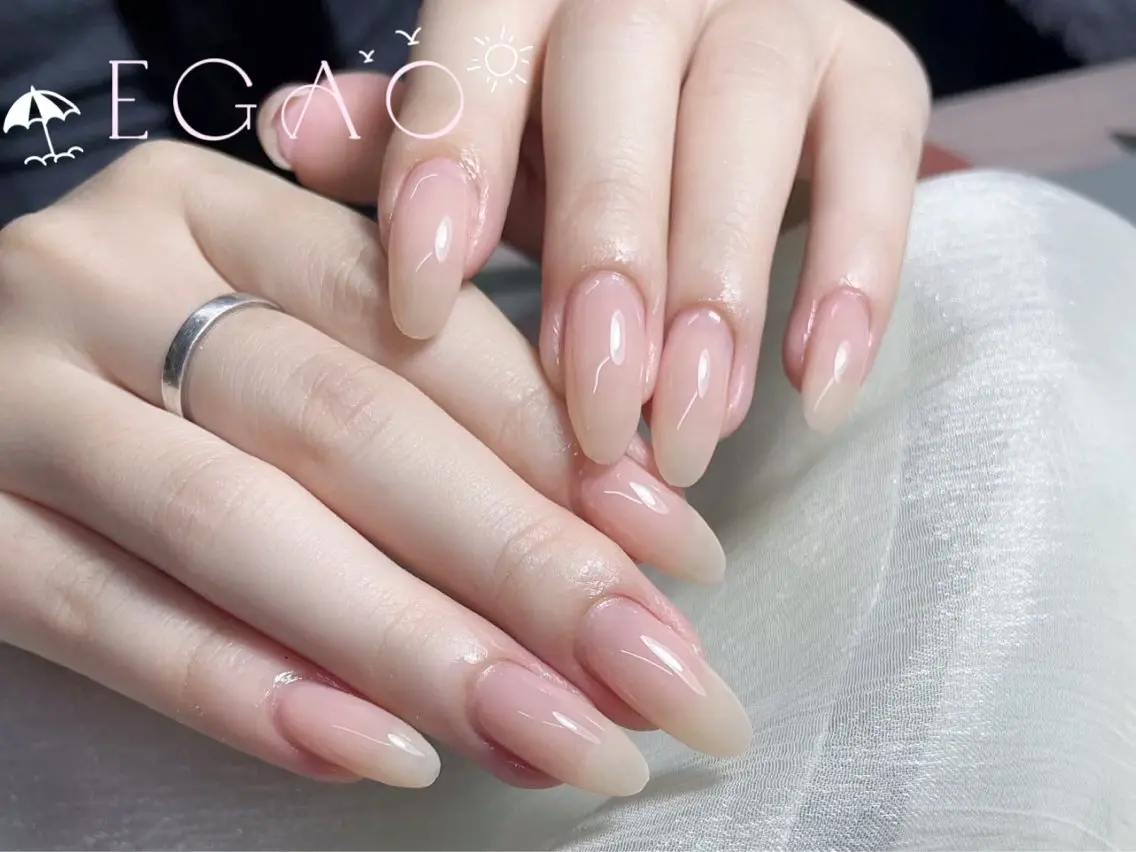 ネイル アートネイル フットネイル フレンチネイル ジェルネイル グラデーション ハンドネイル EGAO NAIL 錦糸町店のネイルデザイン