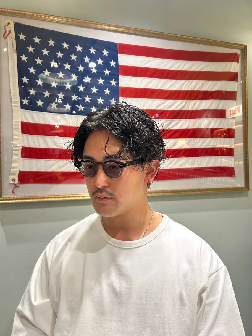 ショート ショートヘア カット パーマ 鈴木 航のヘアスタイル