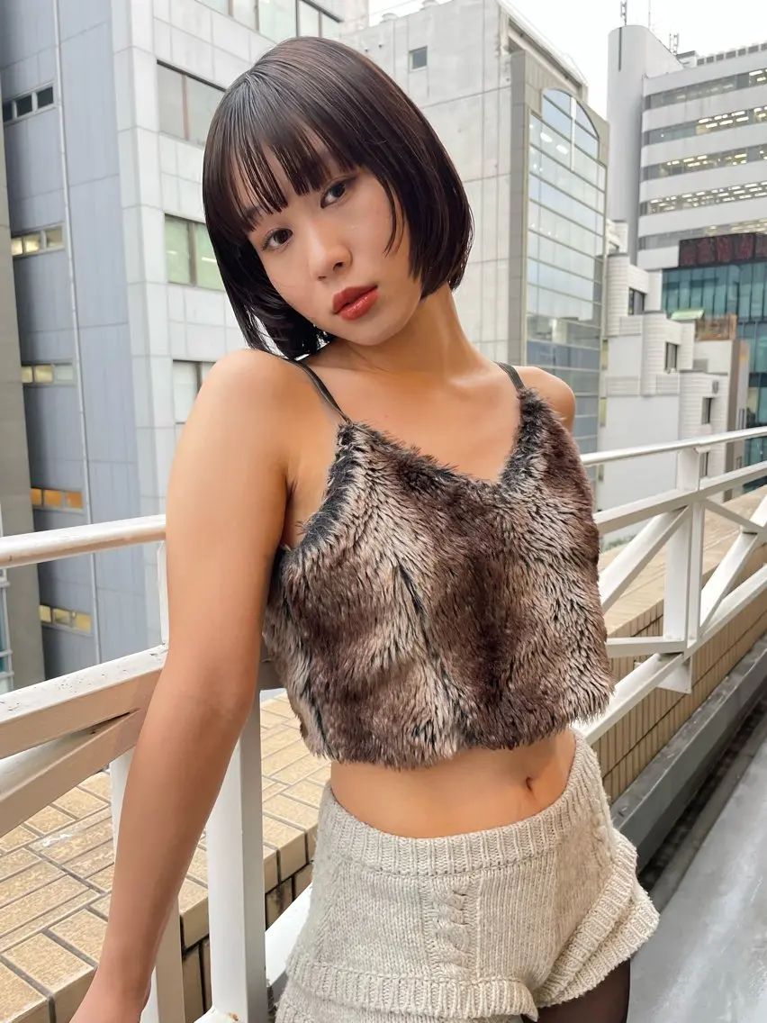 ショート カラー カット ヘアカラー トリートメント ショート/ボブ/ 心斎橋/宮脇美奈のヘアスタイル