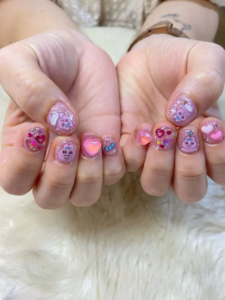 ネイル 個性派🌺推しネイル 💅💞hota🐇のネイルデザイン