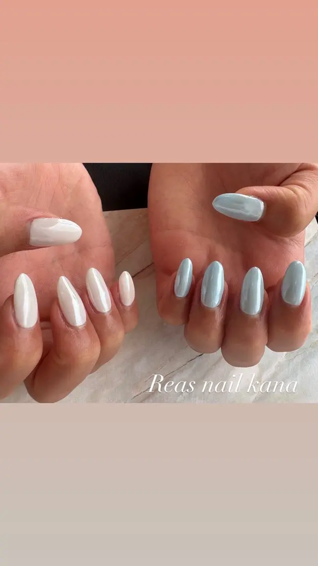 ネイル ミラーネイル Reas nail kanaのネイルデザイン