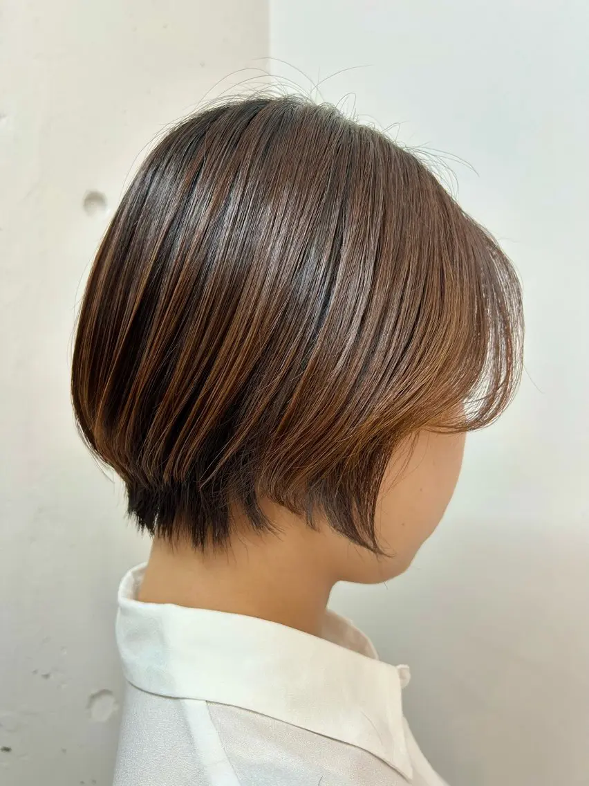 ショート ショートヘア カット 中西 美聖のヘアスタイル