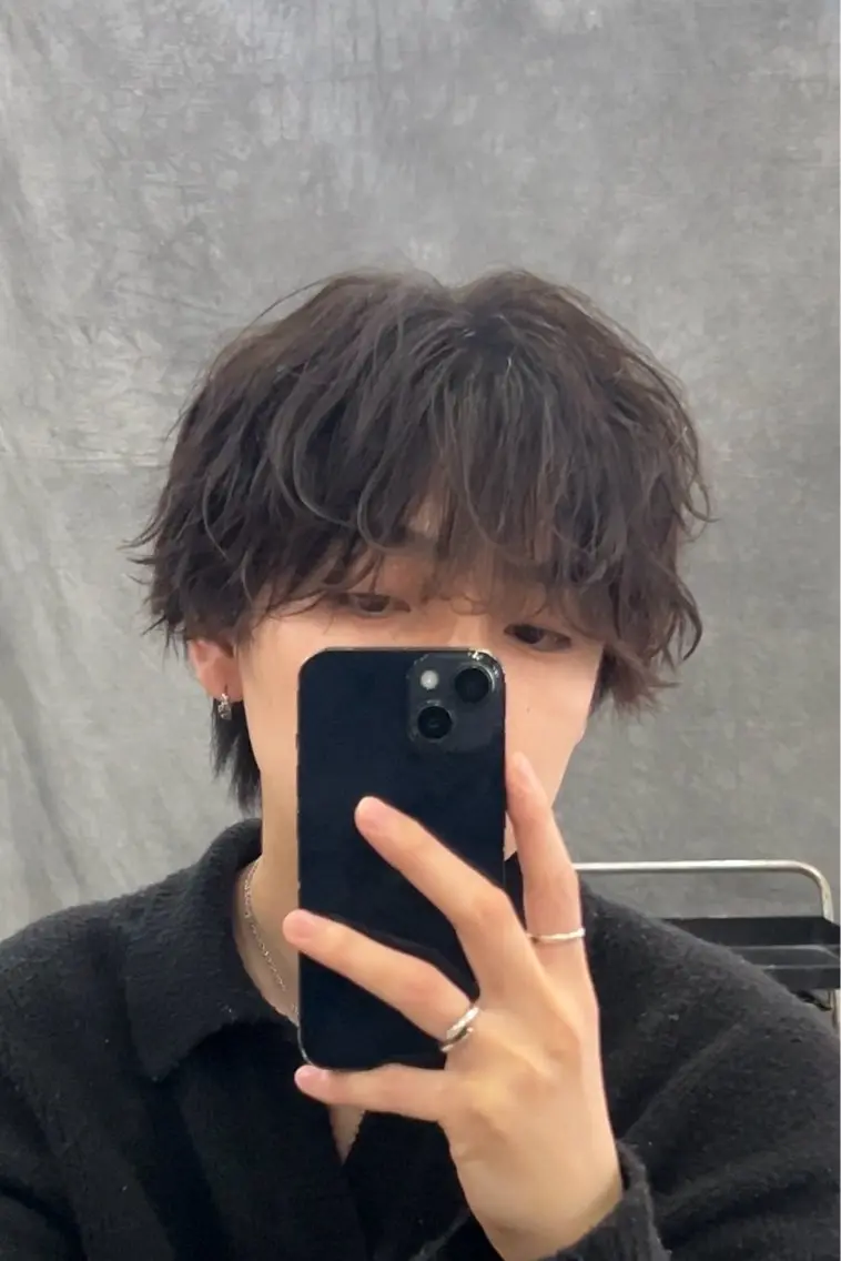 カラー パーマ メンズ カット パーマ メンズカット🐺 パーマ特化🔥舜のヘアスタイル