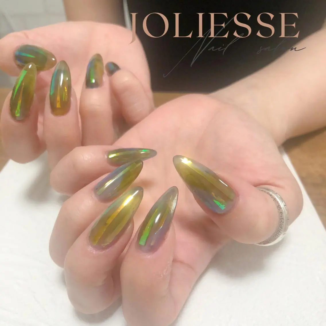 ネイル 氷ネイル・うるうるネイル JOLIESSE Ayumiのネイルデザイン