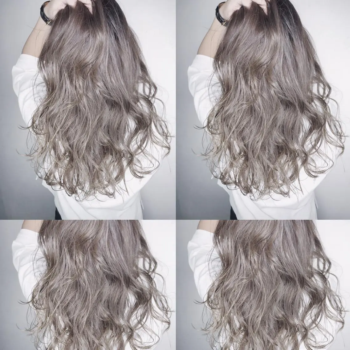 ロング カラー シルバー ヘアカラー トリートメント 【完全マンツー 恵比寿】佐藤 翔のヘアスタイル