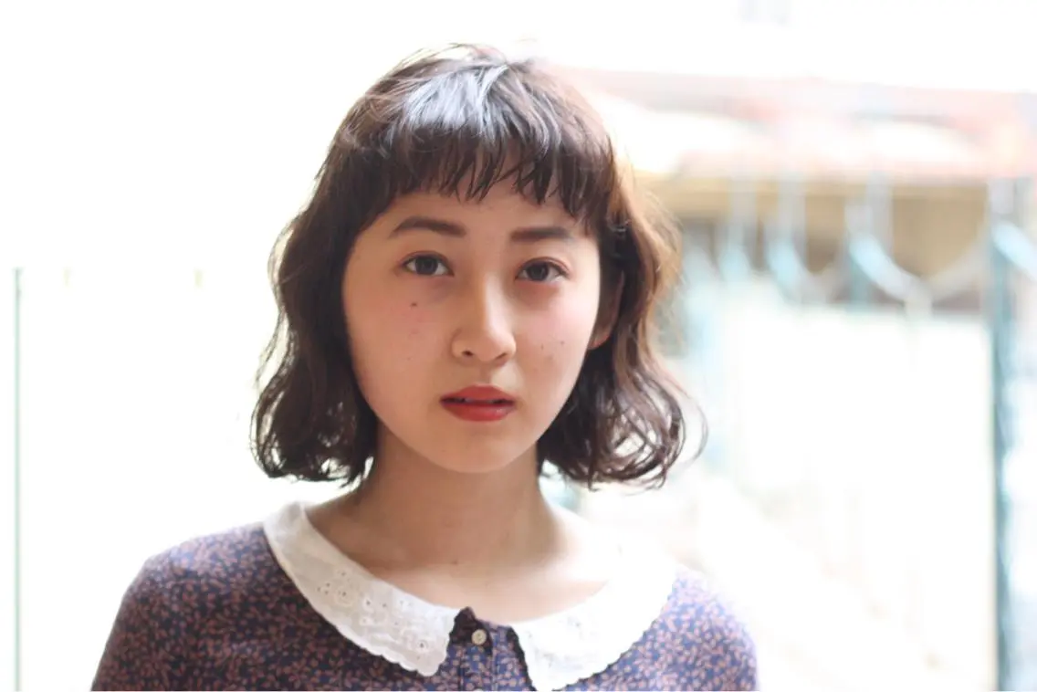 ミディアム ヘアアレンジ ミディアムパーマ 10/4〜産休菊池 栄里奈のヘアスタイル