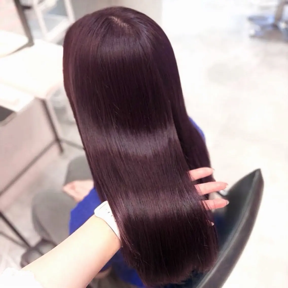 ロング カラー ブリーチ ラベンダーカラー ラベンダーピンク ブリーチなしカラー ピンクカラー ヘアカラー 透明感/艶カラー 💘Hanaのヘアスタイル