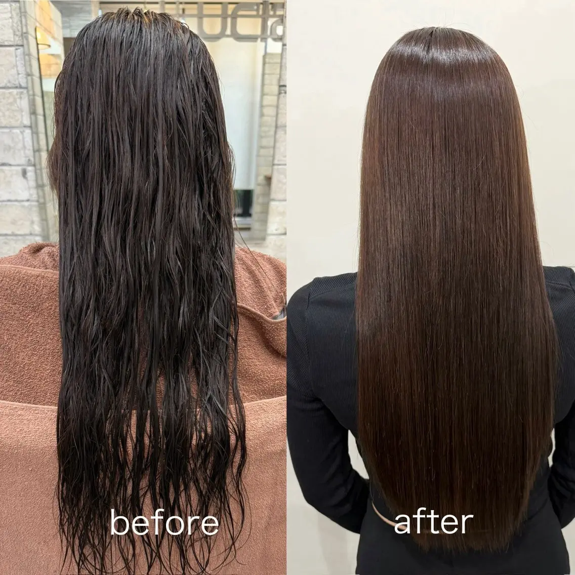 ロング パーマ 髪質改善 ストレートパーマ カット 縮毛矯正 オーナースタイリスト 奈須雄紀のヘアスタイル