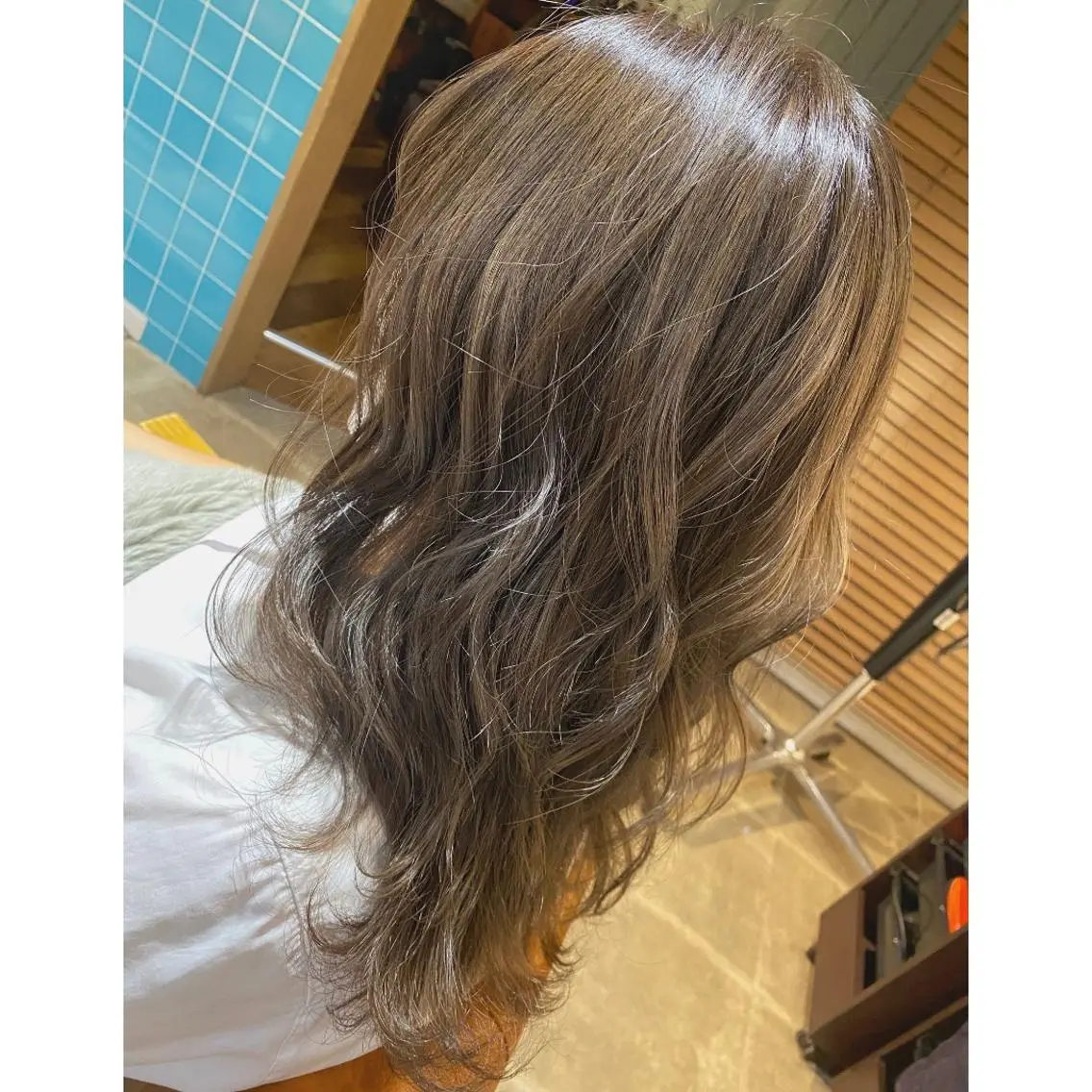 カラー グレージュ カット 縮毛矯正 トリートメント 🩵盛れる顔周り/ 艶カラーemi🩵のヘアスタイル