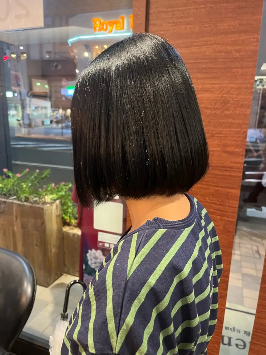 セミロング 菊地 真優のヘアスタイル