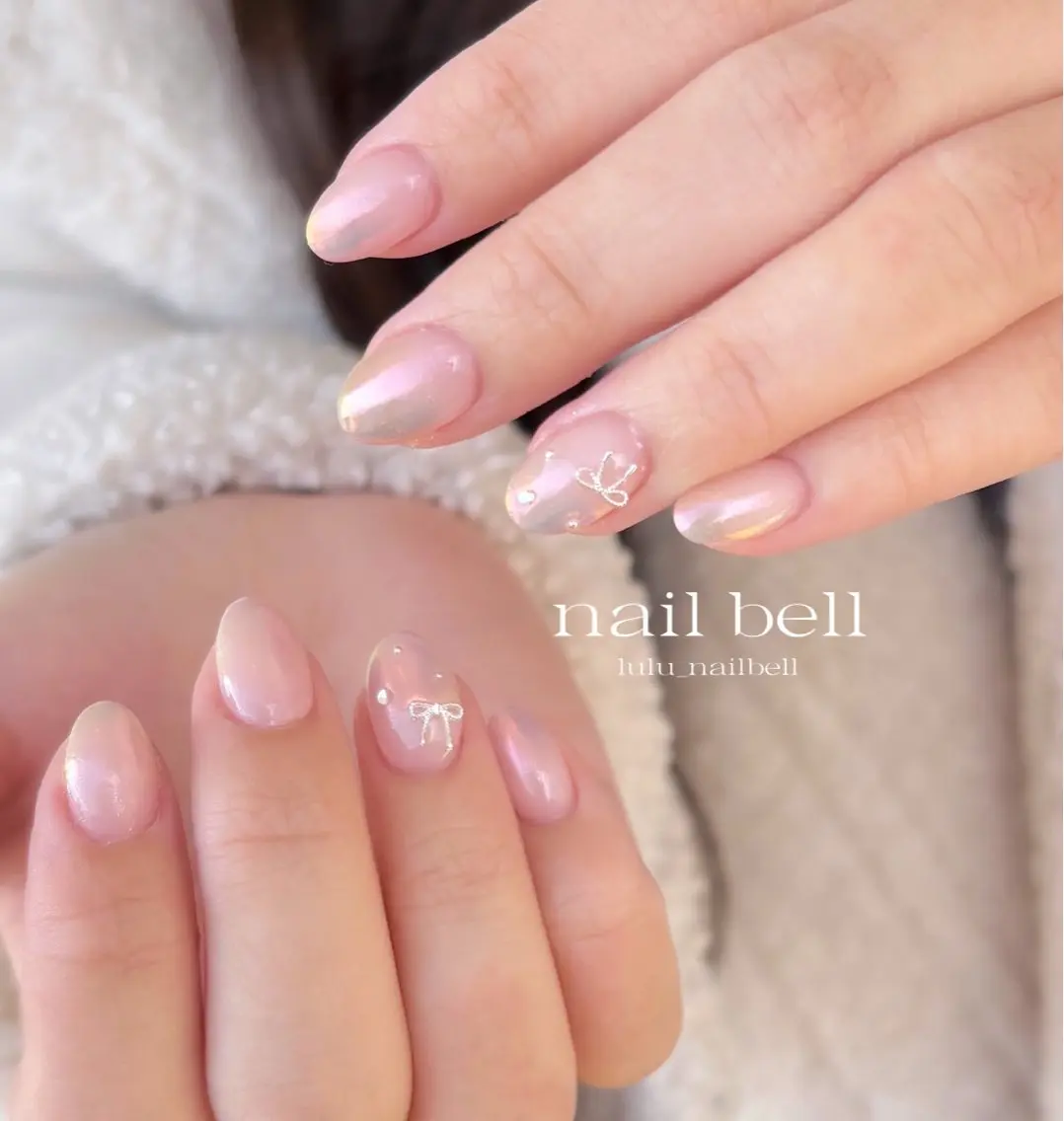 【一段階上の仕上がりに✨】ちゅるん💖艶玉ワンカラーorラメ(オフ込み)の写真
