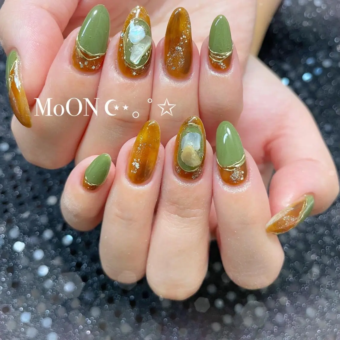 ネイル ハンドネイル ハンドケア MoON...❤︎ MeGuのネイルデザイン