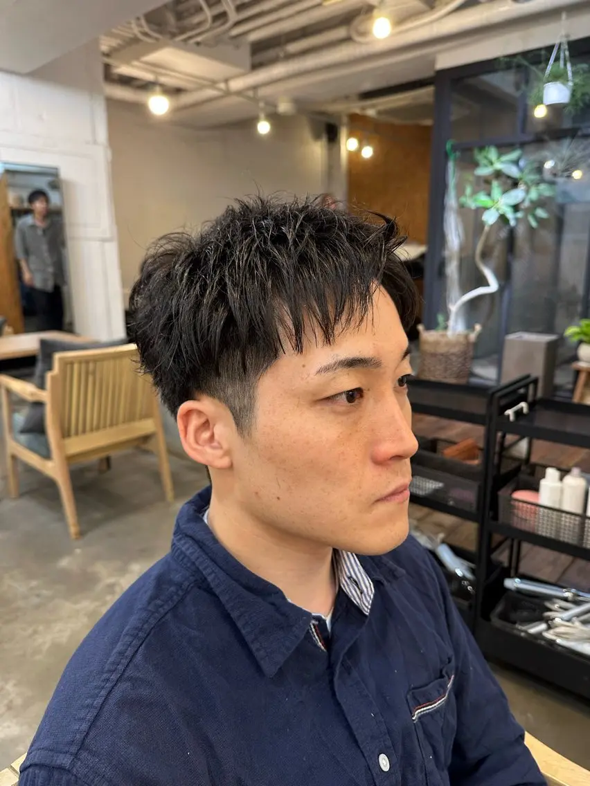 ショート メンズ 横浜/メンズ特化/ Farbe/田中颯斗のヘアスタイル