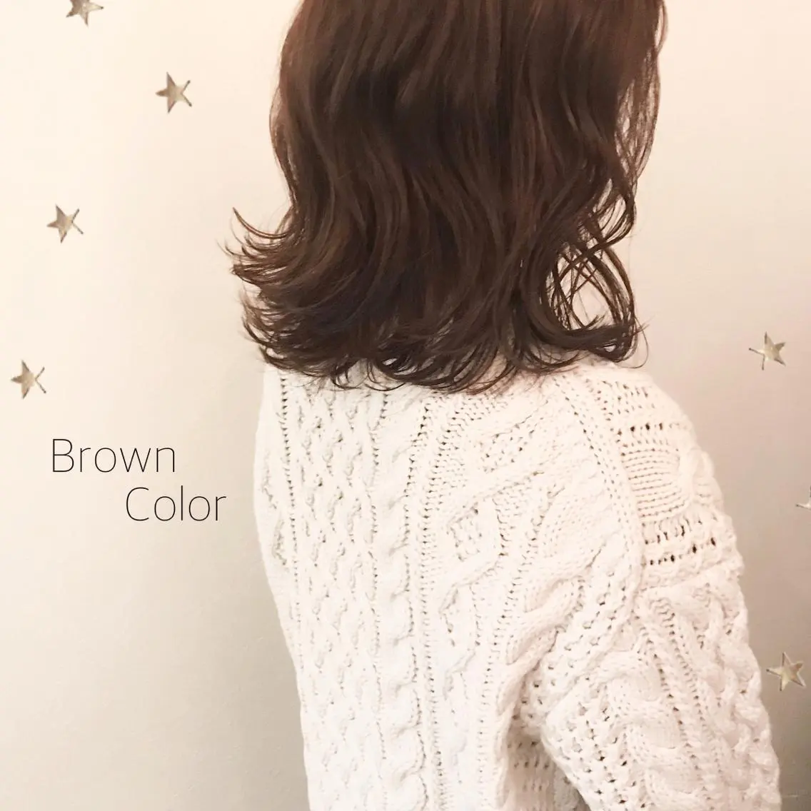 ミディアム カラー 市川 千夏のヘアスタイル
