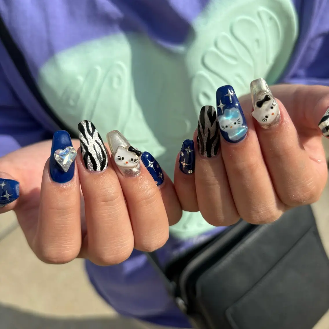 ネイル ハンドネイル Sea  nail by emaのネイルデザイン