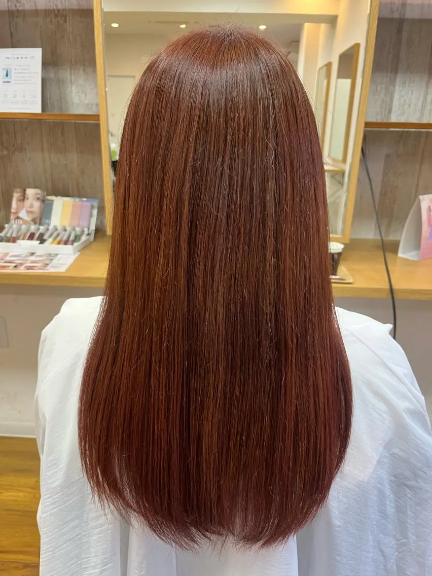 ロング カット ヘアカラー トリートメント 泉 綾乃モーラ[鳳店]のヘアスタイル