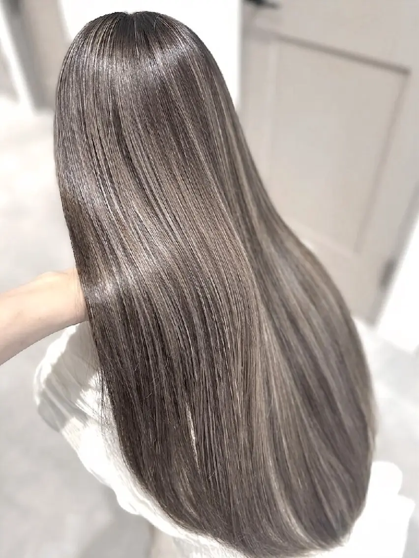 ロング カラー カット 縮毛矯正 トリートメント 【南越谷/新越谷】 Anne(諳 アン)のヘアスタイル