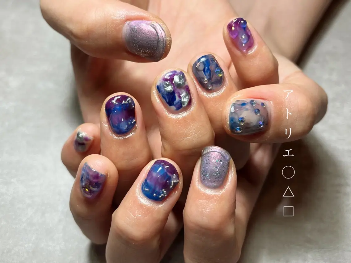 ネイル ハンドネイル アトリエ ○△□のネイルデザイン