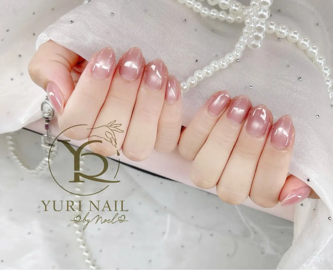 ネイル チークネイル フットネイル フレンチネイル グラデーション キラキラネイル ハンドネイル フットネイル ハンドケア YURI Nail Funabashiのネイルデザイン