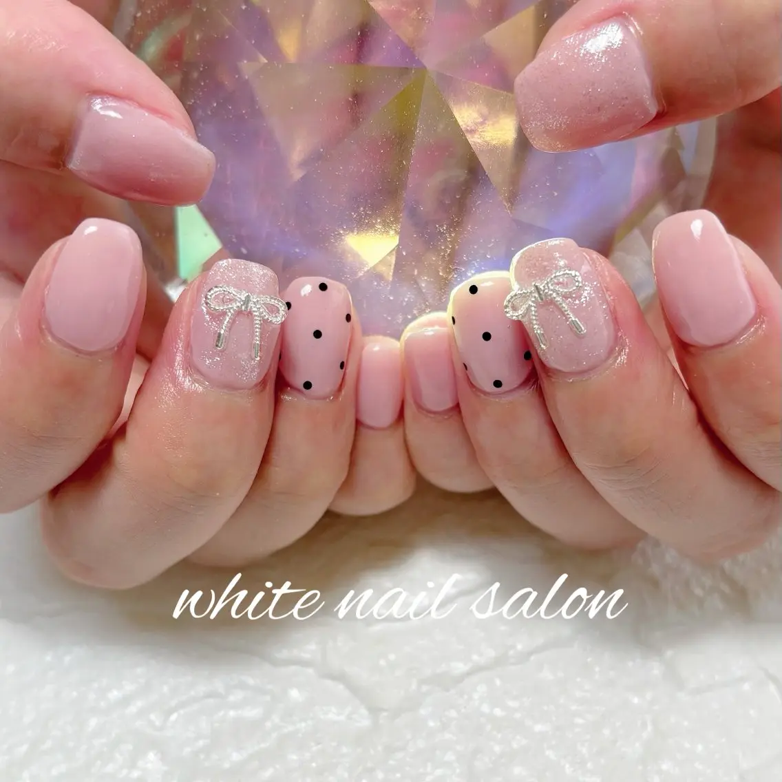 ネイル フットネイル 持ち込み ハンドネイル white nail salonのネイルデザイン