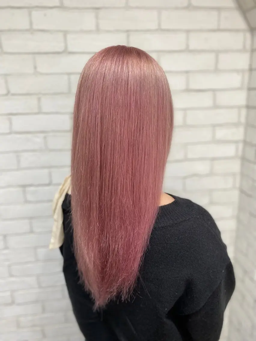 ロング カラー ヘアカラー トリートメント ヨシダ フミノリのヘアスタイル
