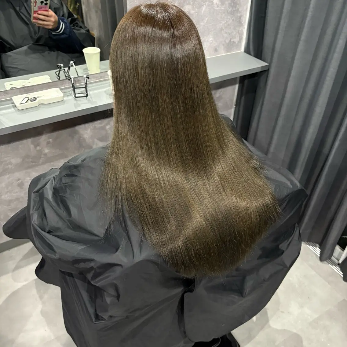 ロング カラー カット ヘアカラー トリートメント nameless miichiのヘアスタイル