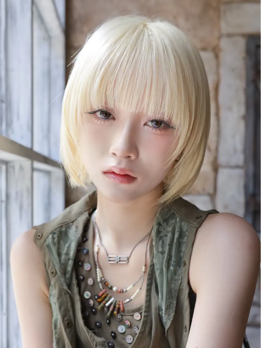 ショート ボブレイヤー ボブ レイヤーカット カット ヘアカラー 酒井 勘汰のヘアスタイル