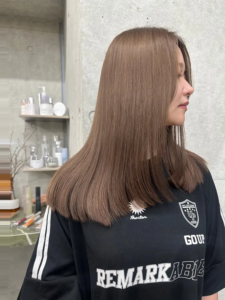 セミロング カラー Hiroto/表参道 /ブリーチカラー⚡️のヘアスタイル