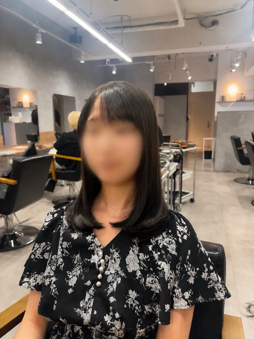 ミディアム カラー ブラウンカラー ナチュラルブラウン ボブ レイヤーカット 髪質改善美容室mok /艶髪🫧ayaneのヘアスタイル