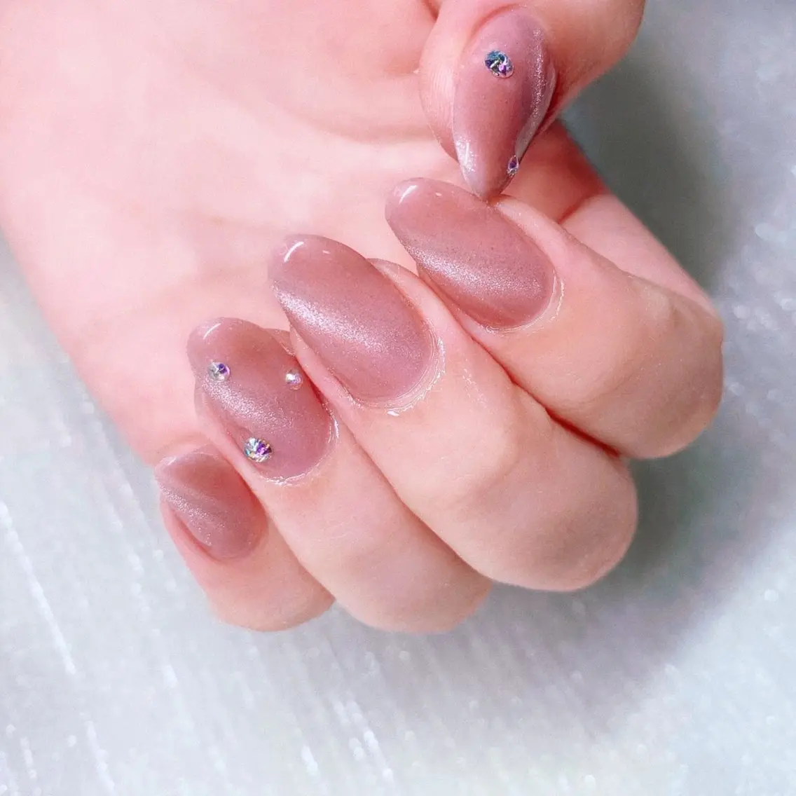 ネイル 長さ出し ハンドネイル Nailist suzuのネイルデザイン