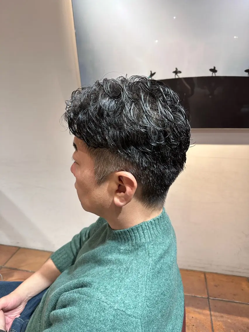 パーマ メンズ カット パーマ Rio/ kiri  逗子葉山のヘアスタイル