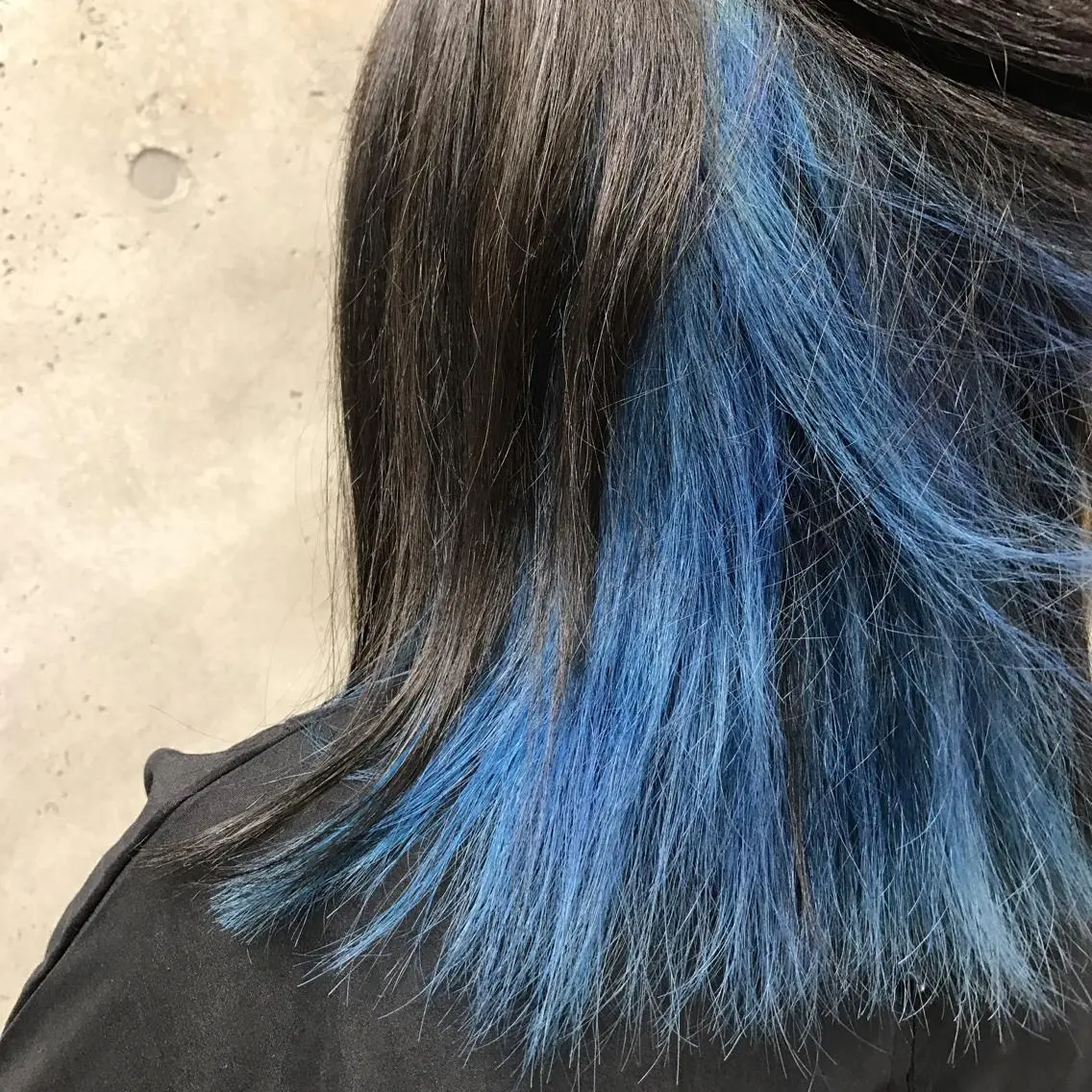 ミディアム カラー インナーカラー にった みずきのヘアスタイル
