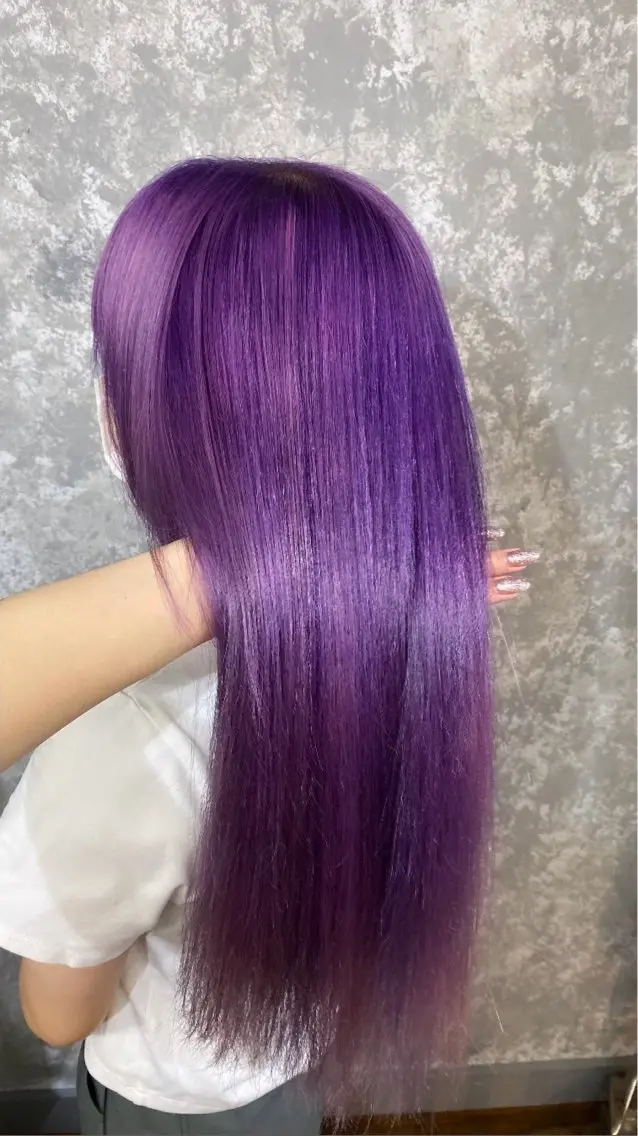 ロング カラー ブリーチ ダブルカラー 🩵メンズショート✨ パーマスタイル みくのヘアスタイル