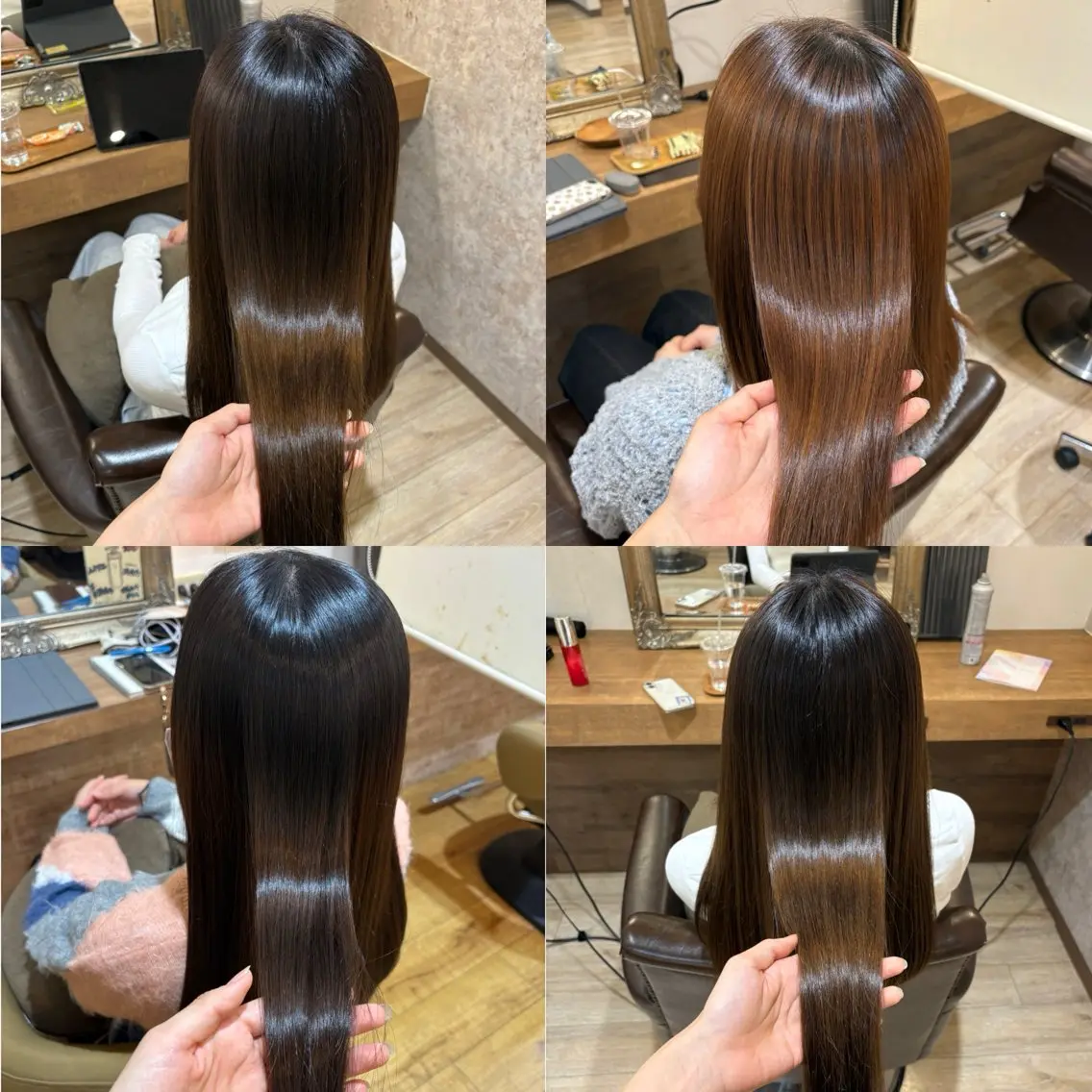 ロング 髪質改善縮毛矯正 大井彩加のヘアスタイル