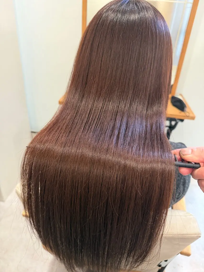 ロング 髪質改善 艶髪🔵ﾌｾﾅｵﾔのヘアスタイル