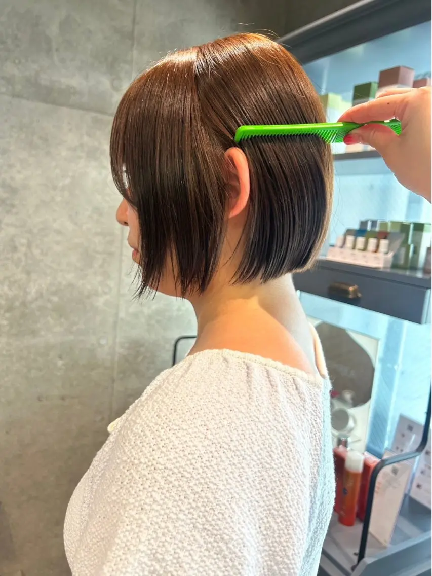 【大人気☘️】【艶感up✨️ブリーチ無し】ワンカラー🌱の写真