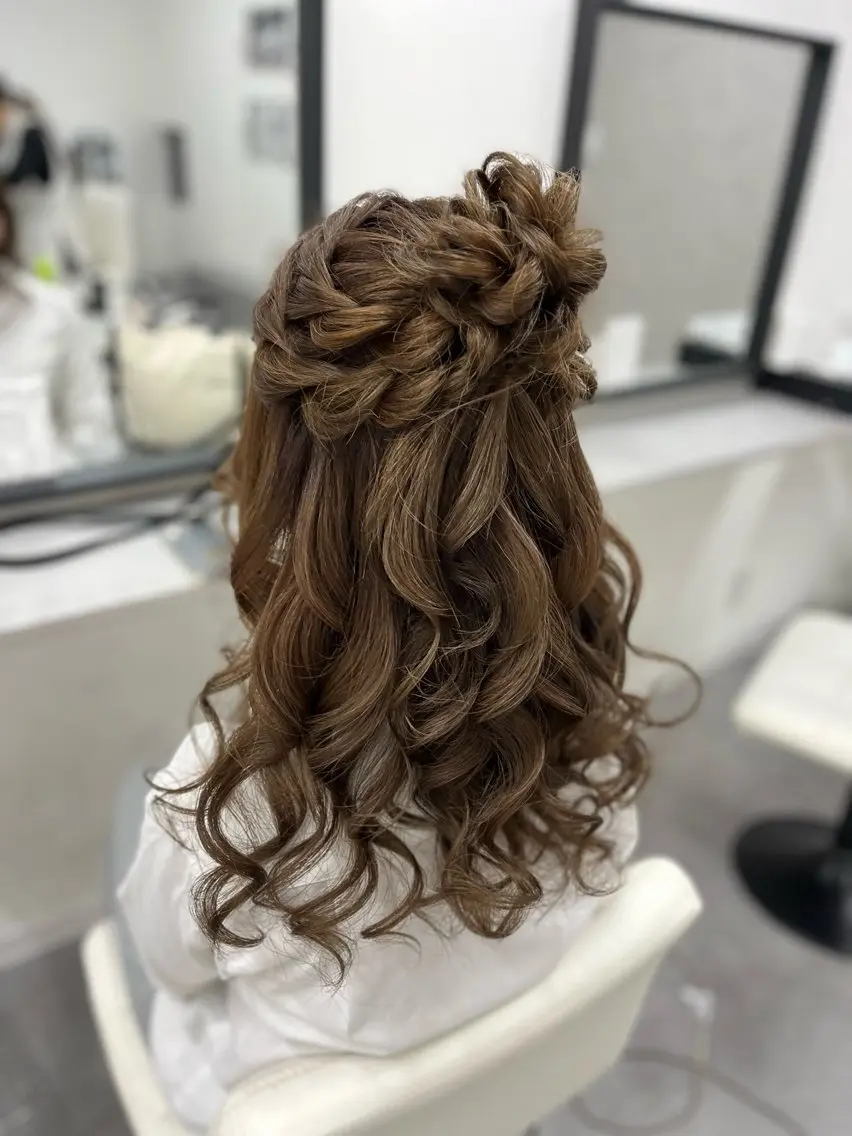 セミロング 卒業式のヘアスタイル 心斎橋/ヘアセット MASAKIのヘアスタイル