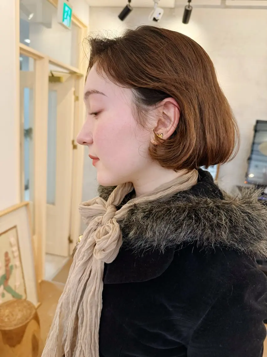ショート カラー ❤️アヤカ レイヤーカット❤️のヘアスタイル