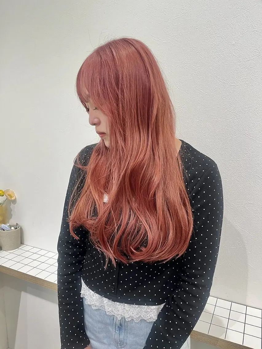 ロング カラー ヘアカラー keshiki 大名のヘアスタイル