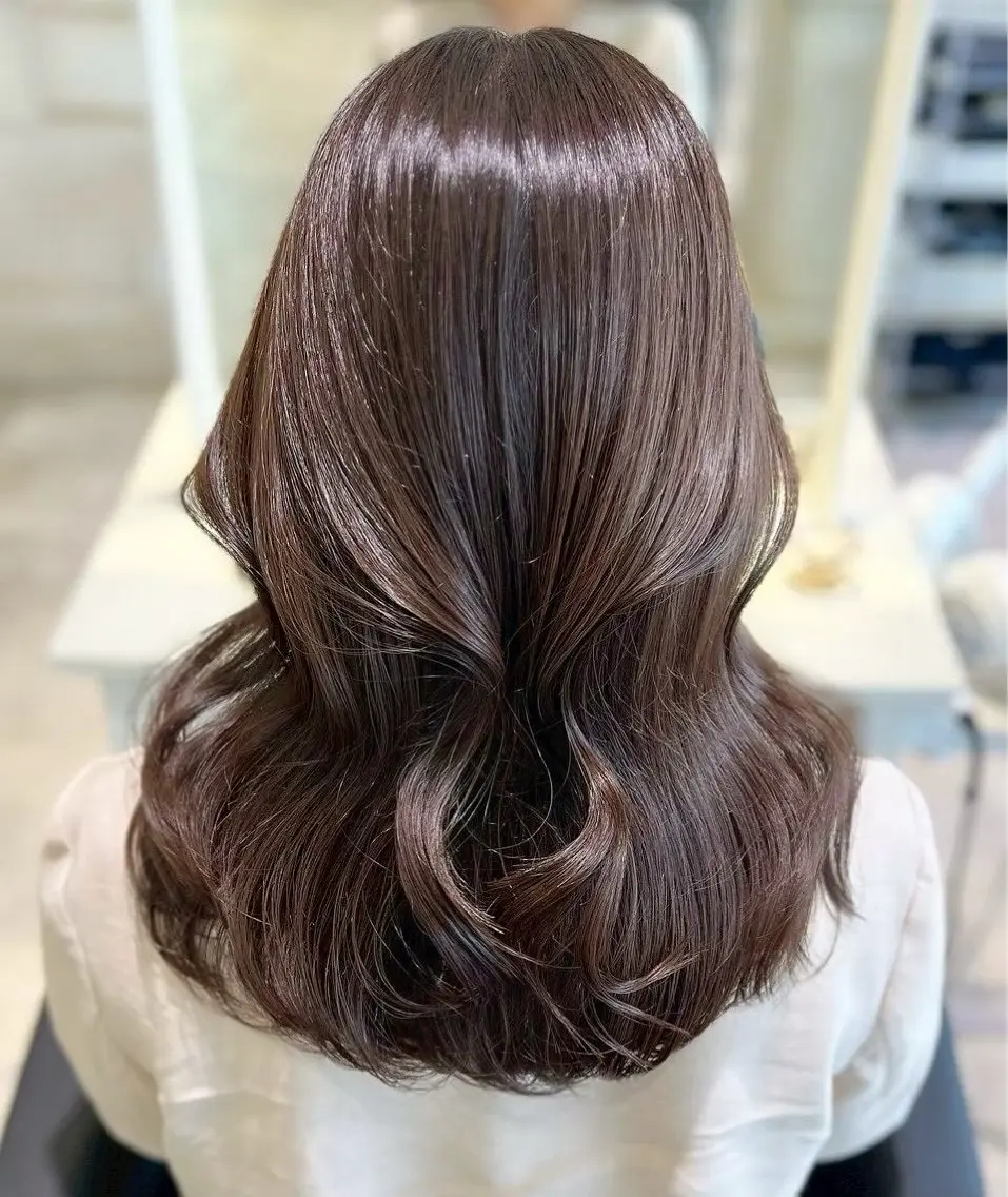 カラー ヘアカラー トリートメント 透明感ツヤカラー/ ゆうな💙のヘアスタイル