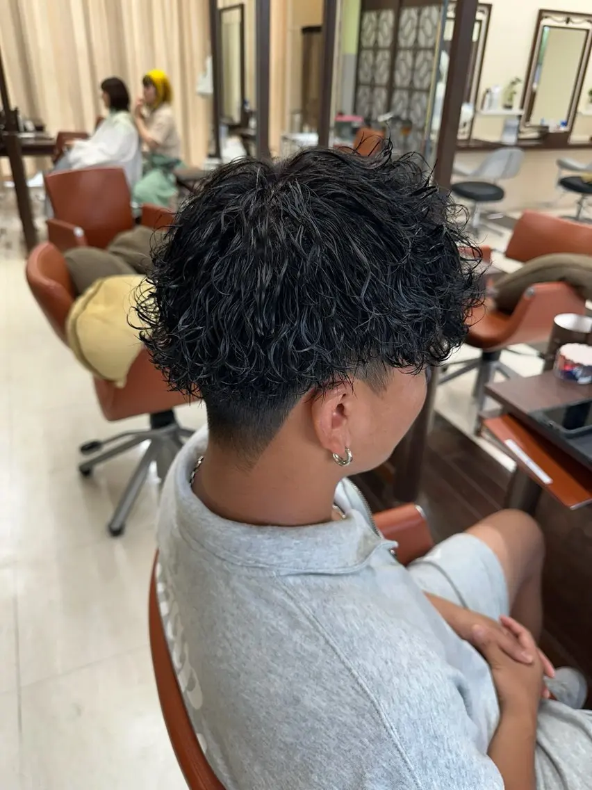 [メンズ限定]カット＋メンズパーマ+トリートメント/似合わせカウンセリングであなたに合ったデザインをご提案の写真