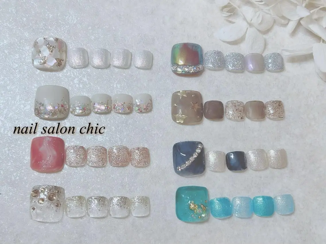 ネイル フットネイル nail salon chicのネイルデザイン