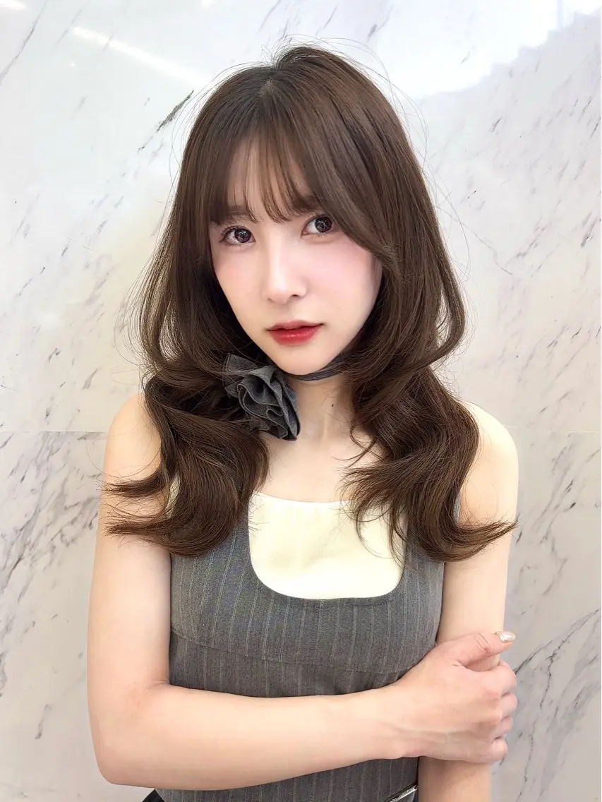 セミロング ヘアカラー Parve Mix/ 平 奈果🎀のヘアスタイル